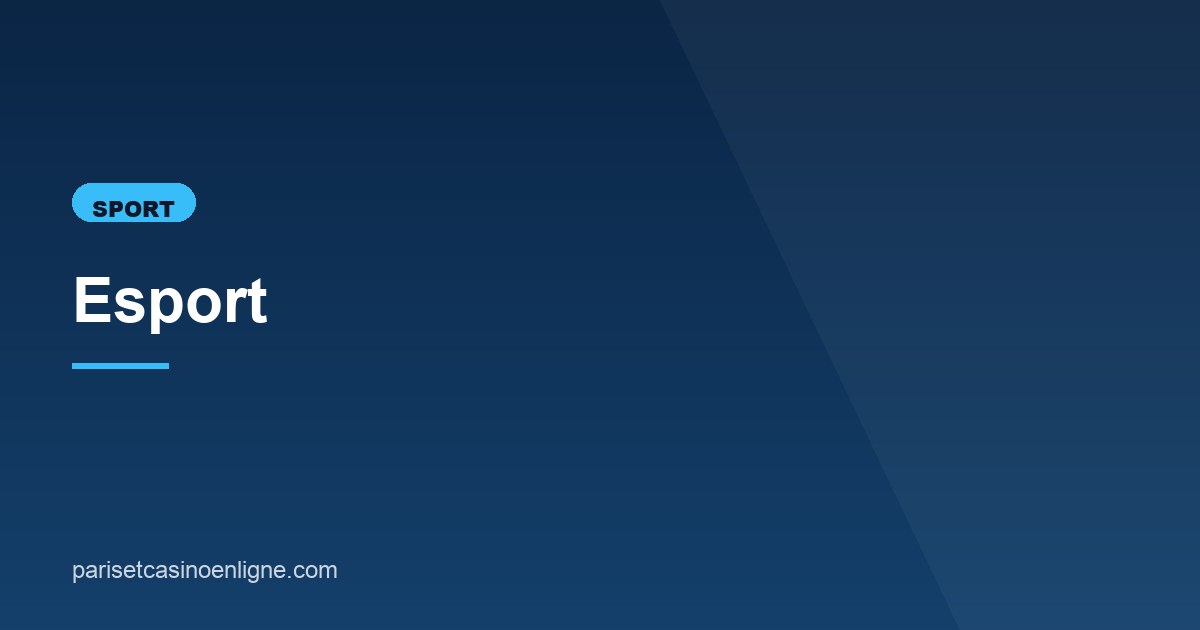 Illustration de l'article consacré à l'esport en 2026