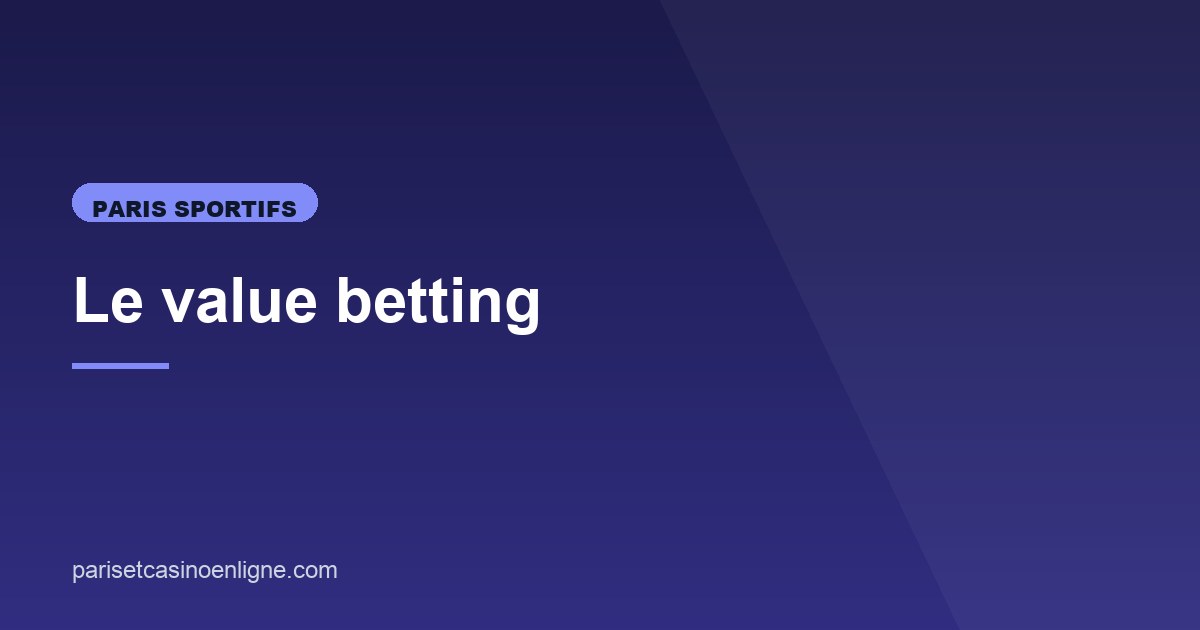 Illustration de l'article consacré au value betting